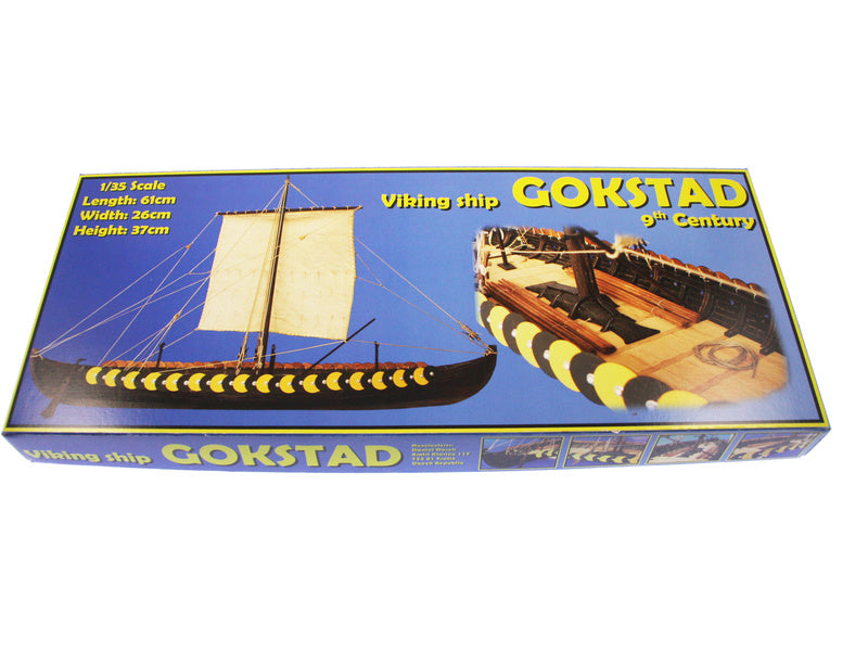 Dušek Vikingská loď Gokstad 1:35 kit