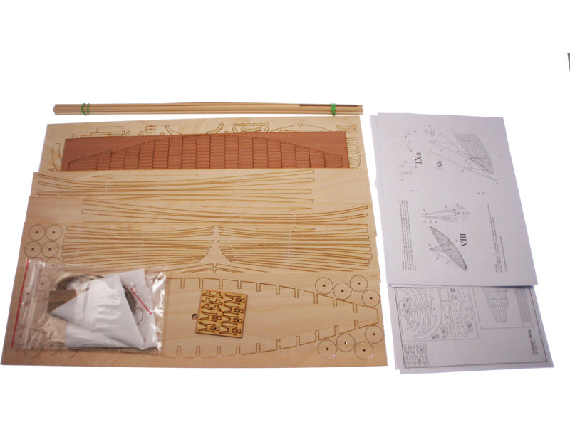 Dušek Vikingská loď Gokstad 1:35 kit