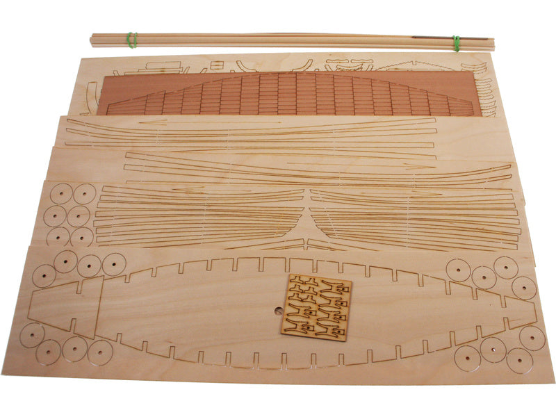 Dušek Vikingská loď Gokstad 1:35 kit