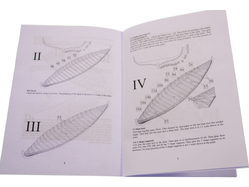 Dušek Vikingská loď Gokstad 1:35 kit