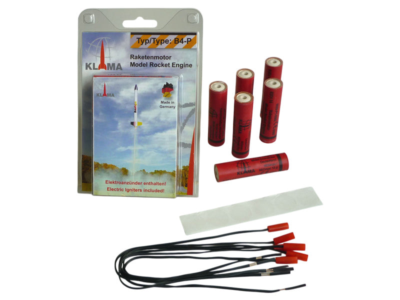 Klima raketový motor B4-P EL (6ks)