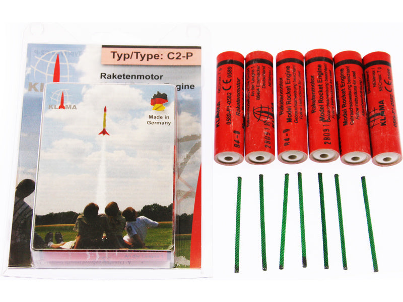 Klima raketový motor C2-P (6ks)