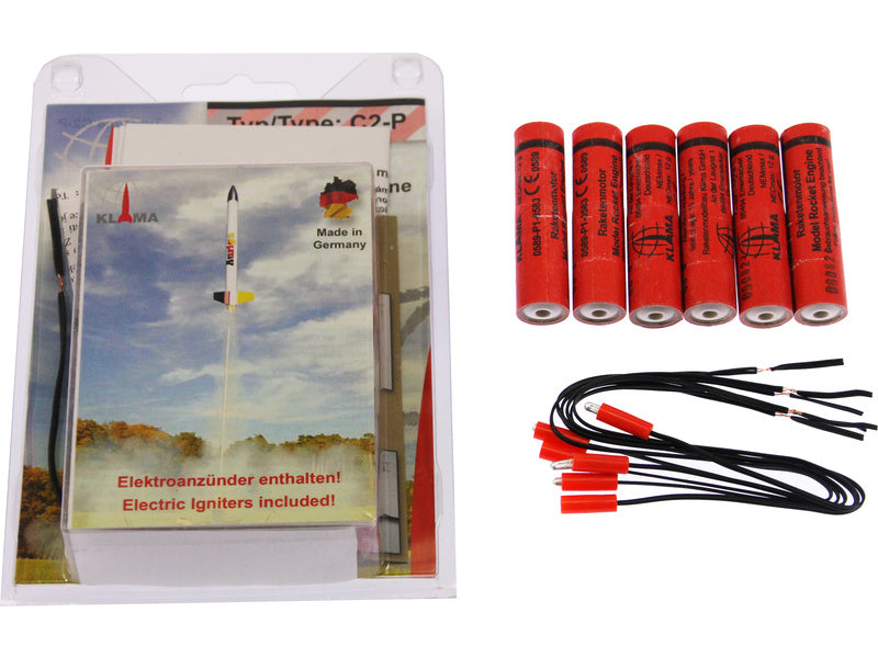 Klima raketový motor C2-P EL (6ks)
