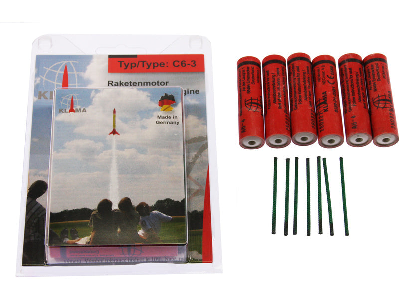 Klima raketový motor C6-3 (6ks)