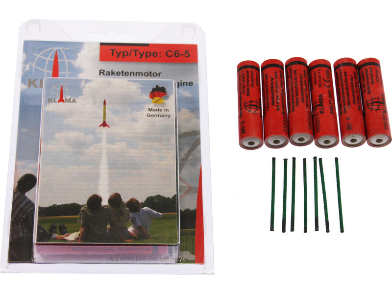 Klima raketový motor C6-5 (6ks)