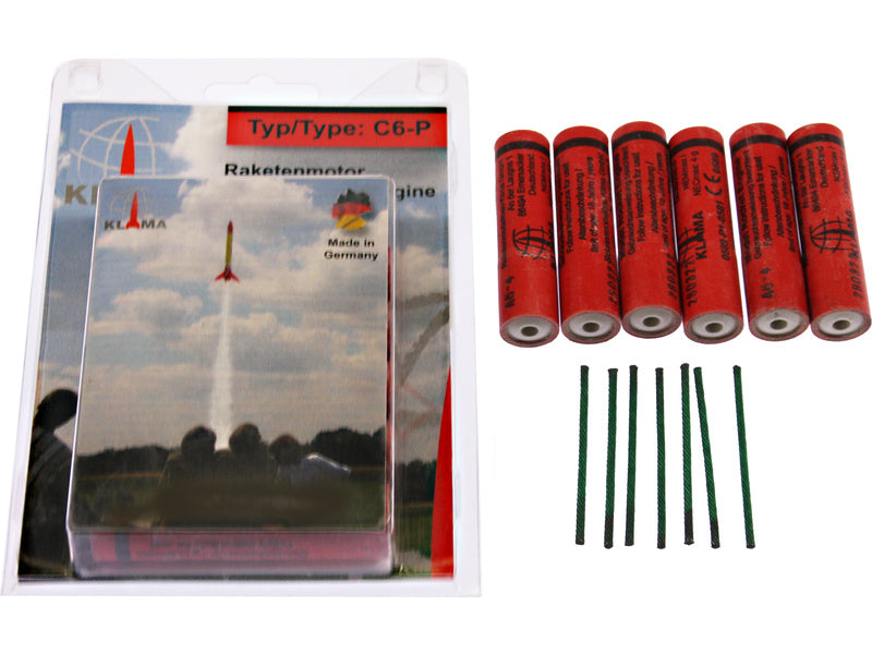 Klima raketový motor C6-P (6ks)