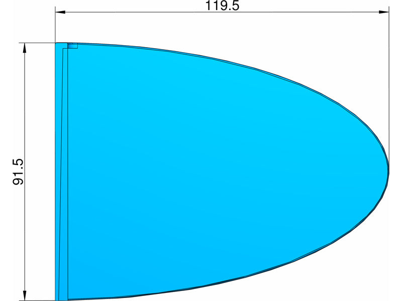 Klima stabilizátor typ elipsa modrý