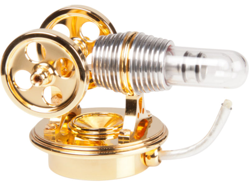 Krick Motor Stirling Twin zlatý smontovaný