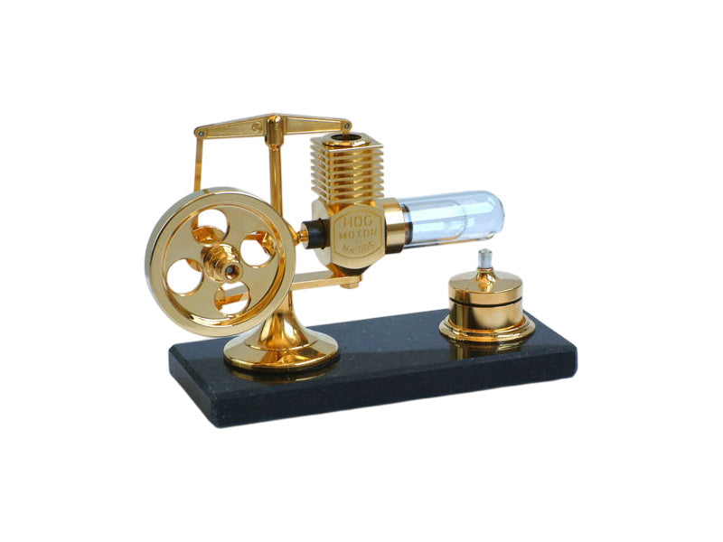 Krick Motor Stirling velký zlatý smontovaný