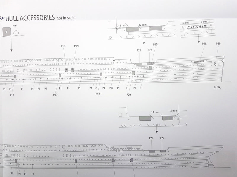 AMATI R.M.S. Titanic 1:250 kit (verze 2025)
