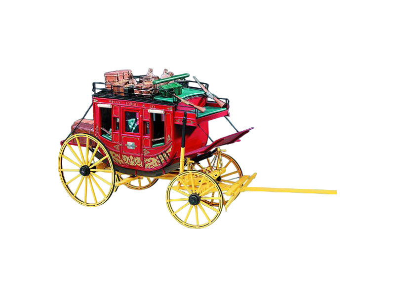 AMATI Poštovní kočár Wells Fargo 1:10 kit