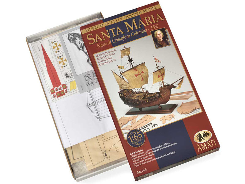 AMATI Santa Maria karavela 1492 1:65 kit