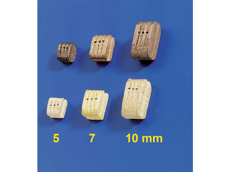 Krick Blok lanoví trojitý světlý 7mm (10)