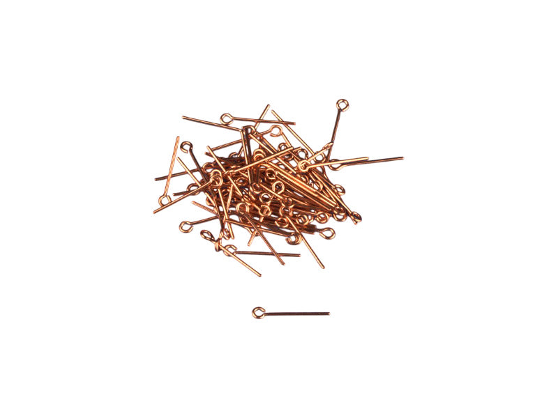 Krick Čep s okem měděný 2x11mm (cca 100)