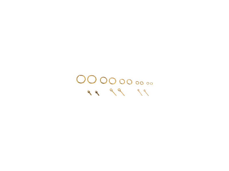 Krick Čep s okem černý 3x10mm (cca 100)