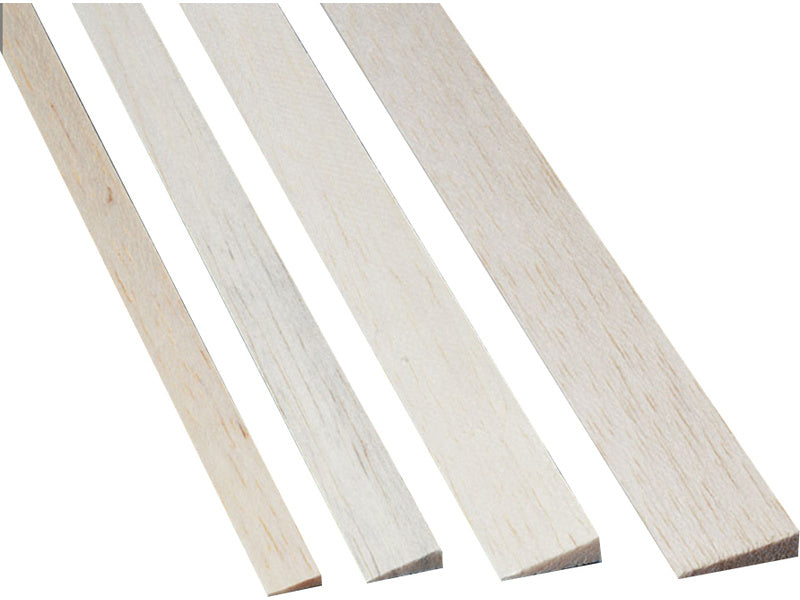 Krick Lišta odtoková balsa 5x15mm 1m