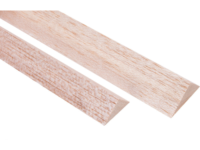 Krick Lišta trojúhelníková balsa 10x10mm 1m