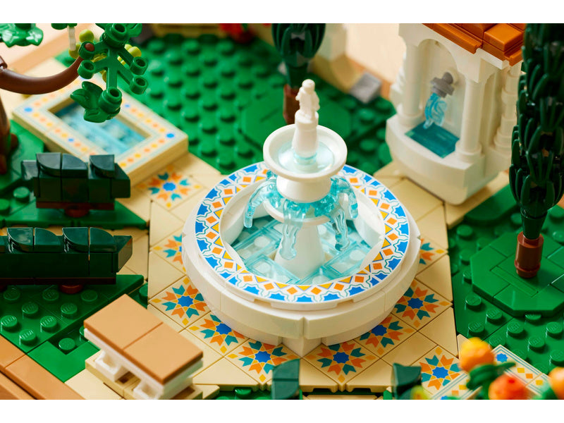 LEGO Icons - Zahrada s fontánou