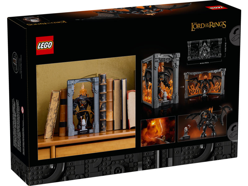 LEGO Icons - Knižní zarážka: Pán prstenů – Balrog™