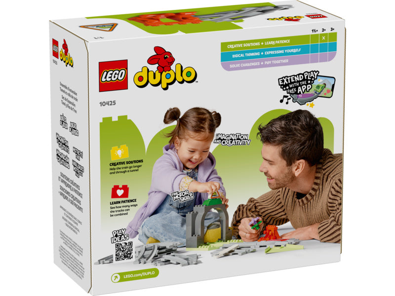 LEGO DUPLO - Železniční tunel a koleje – rozšiřující sada