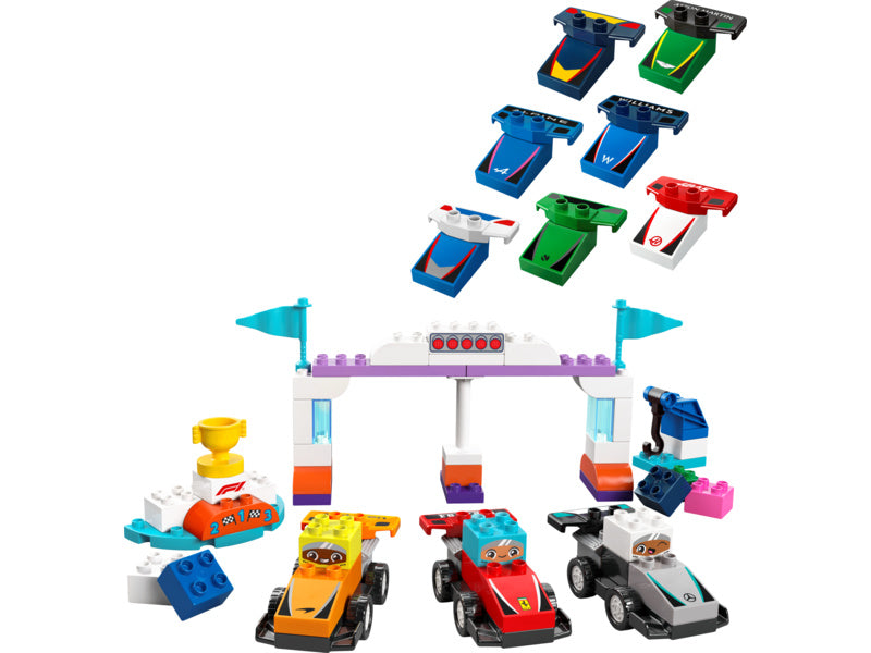 LEGO DUPLO - Závodní auta a řidiči týmu F1