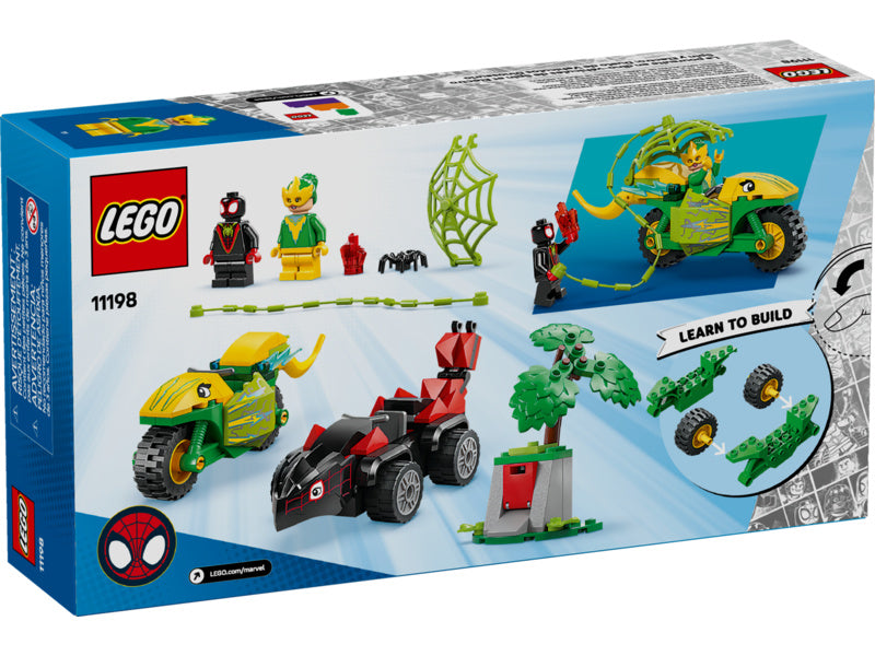 LEGO Marvel - Spidey a jeho úžasní přátelé - Spin, Electro a honička s dinosauřím vozidlem
