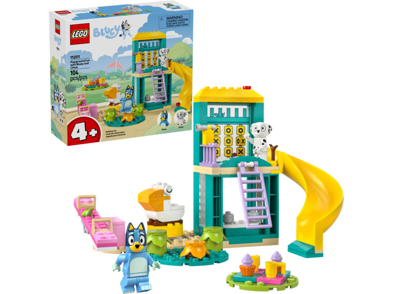 LEGO Bluey - Bluey, Chloe a zábava na hřišti