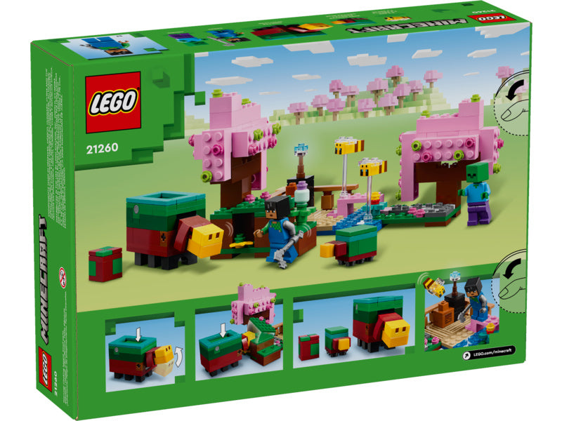 LEGO Minecraft - Zahrada s rozkvetlými třešněmi
