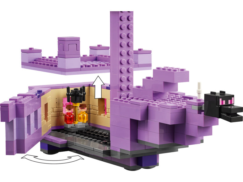 LEGO Minecraft - Drak z Enderu a loď z Endu