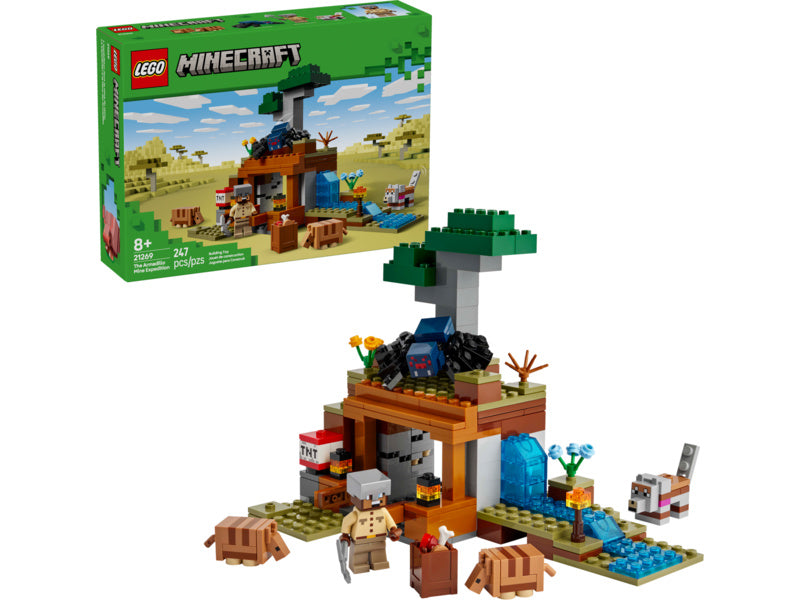 LEGO Minecraft - Výprava do dolu a pásovec