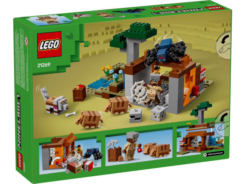 LEGO Minecraft - Výprava do dolu a pásovec