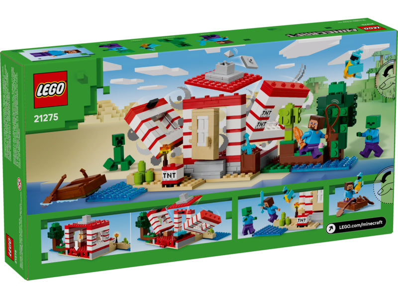 LEGO Minecraft - TNT dům v džungli