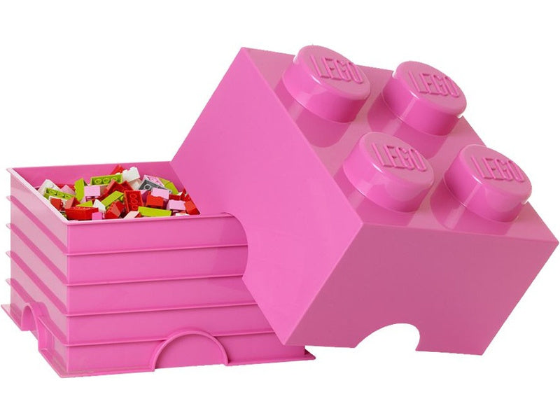 LEGO úložný box 250x250x180mm - světle modrá