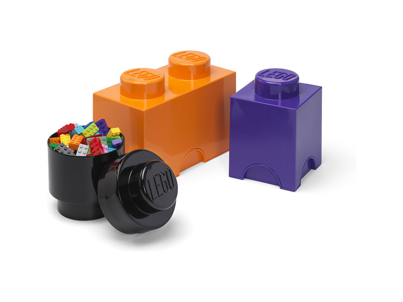 LEGO úložné boxy Multi-Pack černá, bílá, šedá - 3ks