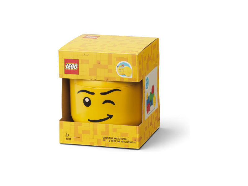 LEGO úložná hlava malá – Skeleton zelený