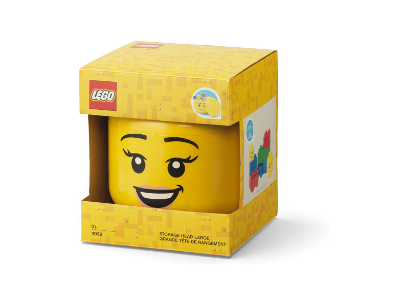 LEGO úložná hlava velká - dívka