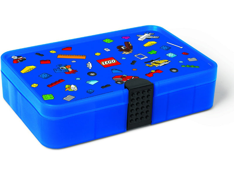 LEGO úložný box s přihrádkami - Iconic modrý