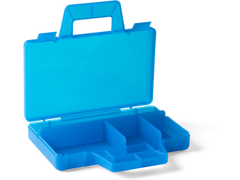 LEGO To Go úložný box s přihrádkami - zelená