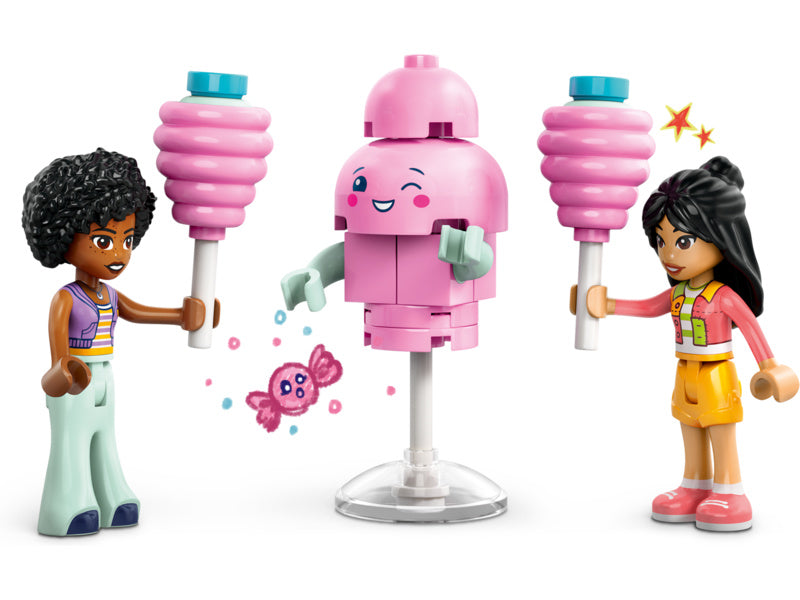 LEGO Friends - Stánek s cukrovou vatou a skútr