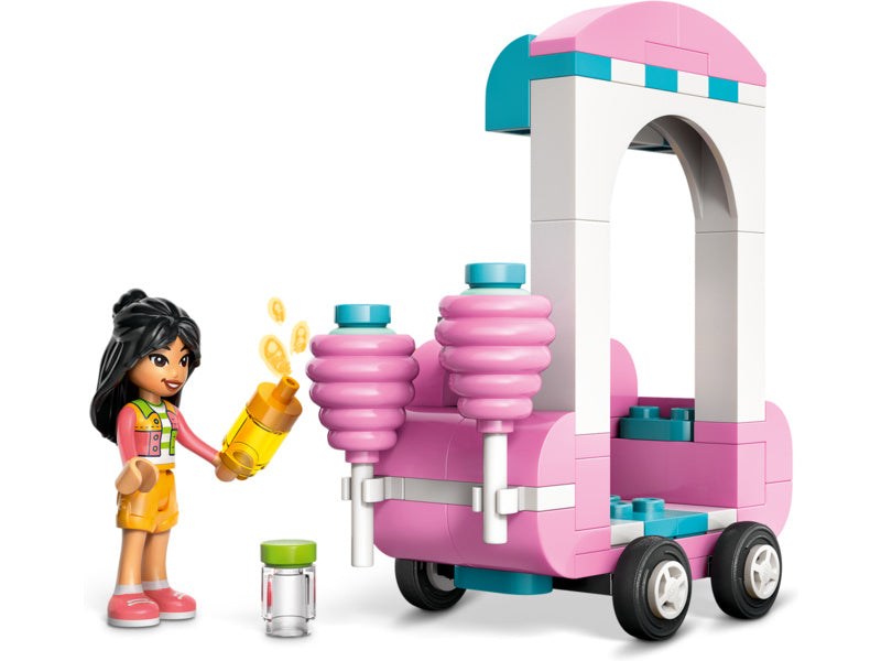 LEGO Friends - Stánek s cukrovou vatou a skútr