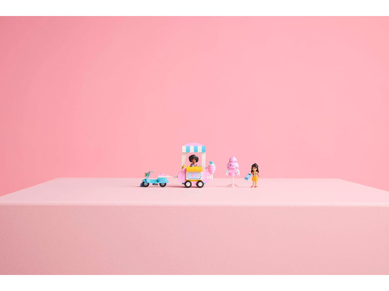 LEGO Friends - Stánek s cukrovou vatou a skútr