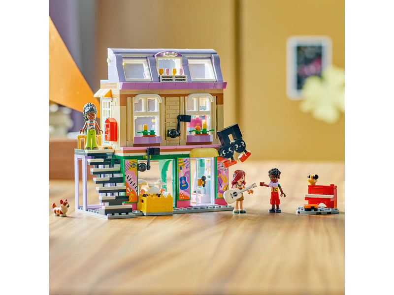 LEGO Friends - Obchod s hudebninami a byt