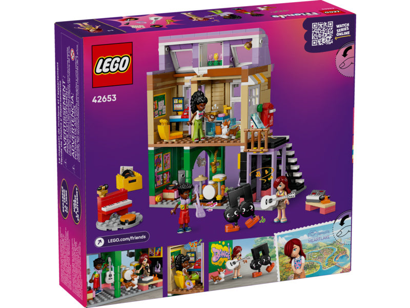 LEGO Friends - Obchod s hudebninami a byt