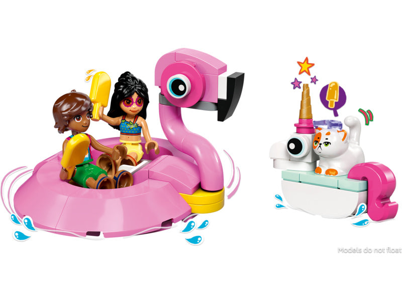 LEGO Friends - Zábava u bazénu s jednorožcem a plameňákem