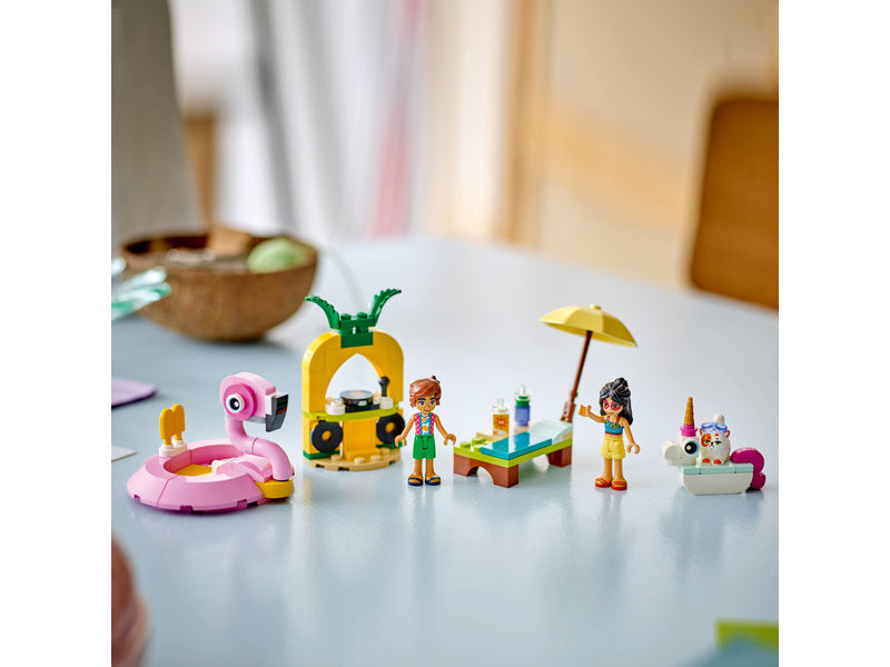 LEGO Friends - Zábava u bazénu s jednorožcem a plameňákem