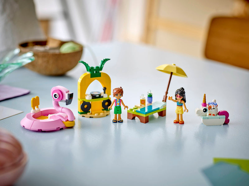 LEGO Friends - Zábava u bazénu s jednorožcem a plameňákem