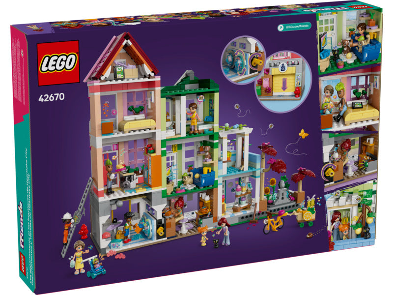 LEGO Friends - Apartmány a obchody v městečku Heartlake