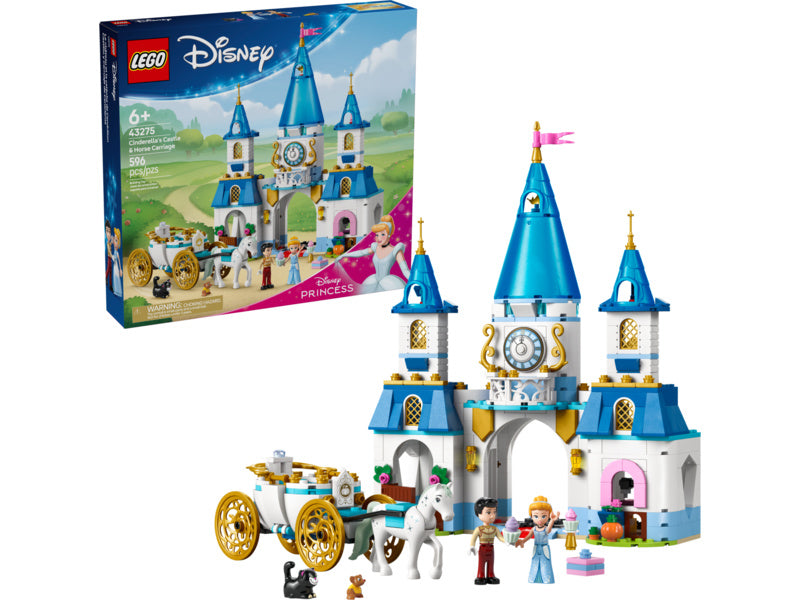 LEGO Disney Princess - Popelčin zámek a kočár s koňmi