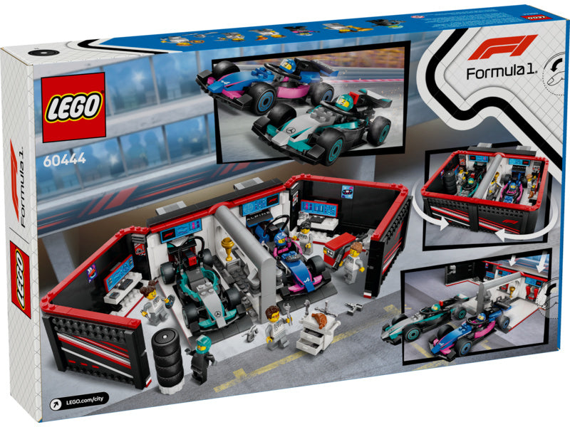 LEGO City - Garáž F1 a vozy Mercedes-AMG a Alpine