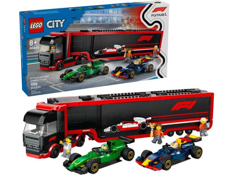 LEGO City - Kamion F1 s vozy F1 RB20 a AMR24